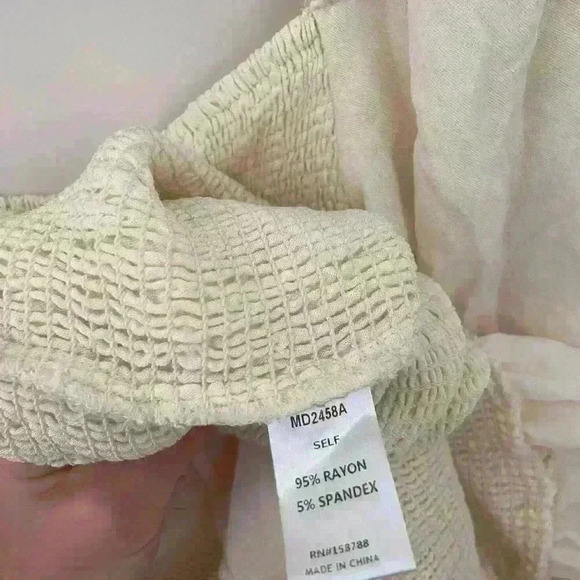 Mable smocked mini dress with cut out detail fairycore romantic cottagecore - Picture 4 of 6